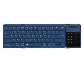 Nillkin Cube blau / Faltbare Tastatur / Bluetooth / Touchpad / Ziffernblock