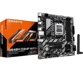 GIGABYTE B840M D3HP WIFI6E / Mainboard / AM5 / B840 / 4X DDR5 / 1x GLAN / Wi-Fi 6E / mATX