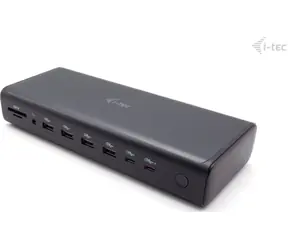 i-TEC Universal 6x 4K Dockingstation / Stromversorgung 140W / 2x HDMI / 2x DP / 2x USB-C Video