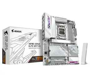 GIGABYTE X870E AORUS ELITE WIFI7 ICE / AMD X870E / DDR5 / M.2 PCIe 5.0 / Wi-Fi 7 / 2,5G LAN / AM5 / ATX