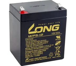 Long 12V 5Ah F1 (WP5-12) / Bleiakkumulator / AGM / VRLA