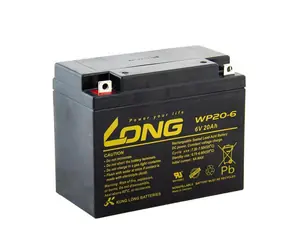 Long WP20-6 / Blei-Säure-Batterie / 6 V / 20 Ah / AGM / F3