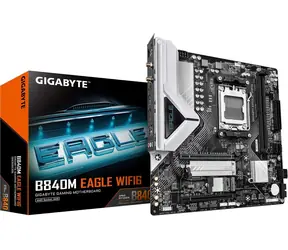 GIGABYTE B840M EAGLE WIFI6 / Mainboard / B840 / 2x DDR5 / 1x 2,5-GLAN / Wi-Fi 6 / mATX