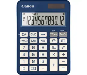 Canon KS-125KB blau / Taschenrechner / 12-stelliges LCD-Display / Dual-Netzteil