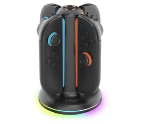 iPega SW2052 schwarz / Ladestation / Joy-Con / Nintendo Switch 2 / RGB / 4 Steckplätze