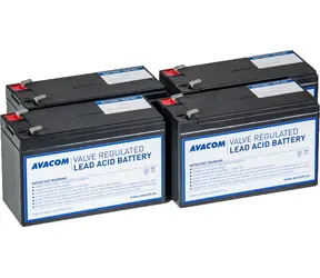 Avacom RBC155 4 Stück / Batterie für USV / Kit / Ersatzbatterie für APC RBC155