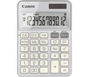 Canon KS-125KB-SL silber / Tischrechner / 12-stellig / LCD / Solar + Batterie / Steuerfunktion