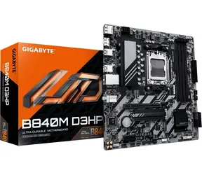 GIGABYTE B840M D3HP / Mainboard / AM5 / 4X DDR5 / PCIe 4.0 x16 / GLAN / mATX