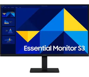 27" Samsung Essential S3 S27D304GAU Schwarz / Monitor / IPS / 1920 x 1080 / 16:9 / 100 Hz / 5 ms / HDMI + VGA / VESA