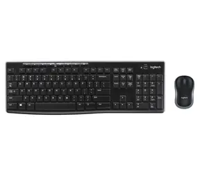 Logitech Wireless Combo MK270 schwarz / Kabelloses Tastatur- und Maus-Set / IT-Version