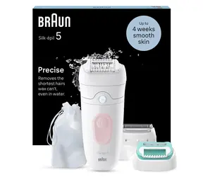 Braun SE5-050 Silk-épil 5 weiß / Epilierer / MicroGrip / wiederaufladbar