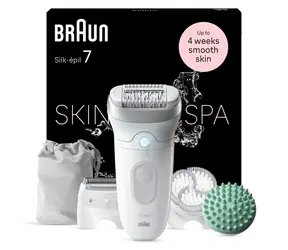 Braun SE7-081 Silk-épil 7 weiß / Epilierer / Li- ION Akku / Ladekabel / Etui