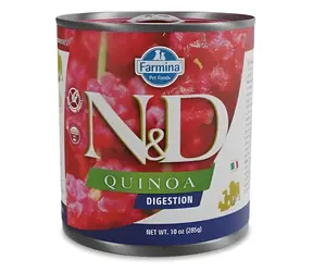 Farmina N&D Quinoa Hunde-Verdauungsfutter mit Lamm und Fenchel / Dosenfutter für Hunde / 285 g / Unterstützung der Verdauung