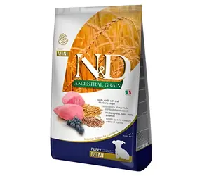 N&D Ancestral Grain Puppy Mini Lamb 2,5 kg / Granulat für Welpen / kleine und Miniaturrassen