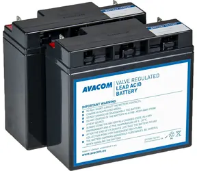 Avacom RBC7 / USV-Batterie- Kit / 2 Stück / 18 Ah