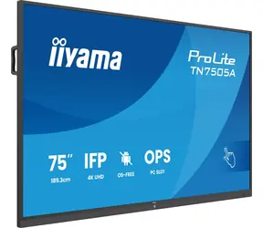 75" IIYAMA IFP OS-Free / Interaktives Panel / 4K UHD / IPS / Touch