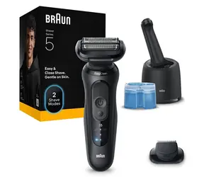 Braun Series 5 52-N7200cc schwarz / Folienrasierer / Reinigungsstation