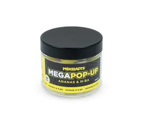 Mikbaits Pop- UP Mega Fluo Pineapple N-BA / Schwimmende Boilies / 300 ml / 25 mm
