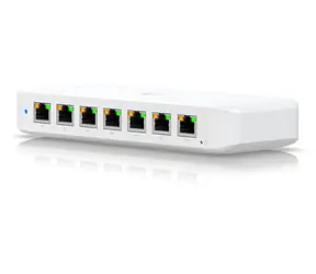 Ubiquiti UniFi Switch Ultra / Switch / 8× GbE RJ-45 / 7× PoE+ 802.3 AF/ at / PoE In