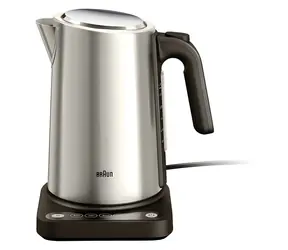 Braun WK5205BK schwarz / Wasserkocher / Edelstahl / 2200 W / Touch-Bedienung