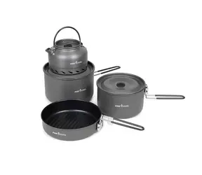 FOX Deluxe Kochgeschirr-Set / Kochgeschirr-Set / 4-teilig / antihaftbeschichtet