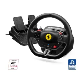 Thrustmaster T98 Ferrari 296 GTB / Lenkrad- und Pedalset / PS5, PS4, PC / 240° / Herzpedale