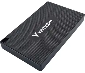 Verbatim Metal Mini SSD 512 GB, grau / Externe SSD-Festplatte / USB-C 3.2 Gen 2 / R: 2000 MB/s / Schreibgeschwindigkeit: 1750 MB/s