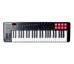M-Audio Oxygen 49 MKV schwarz / MIDI-Keyboard / 49 Tasten / 16 Pads / USB