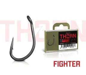 Delphin THORN Fighter Größe 8 / Einzelhaken / Karpfen / TitanX / 11 Stück