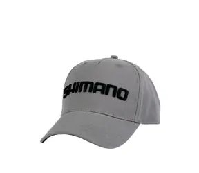 Shimano Cap grau / Kappe / 100 % Polyester / verstellbare Größe