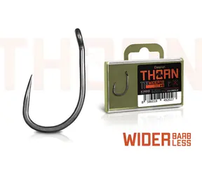 Delphin THORN Widerhakenlos Größe 6 / Haken / weite Hakenöffnung / widerhakenlos / 11 Stück