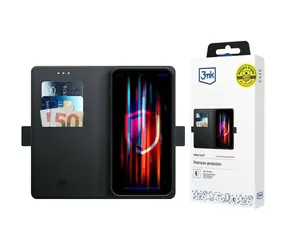 3mk Wallet Case für Google Pixel 10a / Schutzhülle / 3 Kartenfächer / Magnetverschluss / Ständer