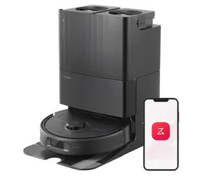 Roborock Q Revo PLUS schwarz / Saugroboter / Saugen & Wischen / 5200 mAh / 63 dB