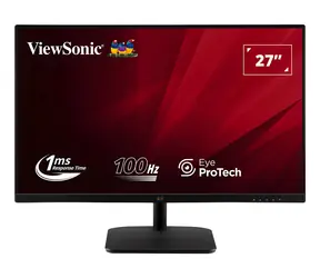 ViewSonic VA2732-H-2 27" Monitor, schwarz, IPS, 1920 x 1080, 100 Hz, 1 ms, 250 cd/m, HDMI + VGA, VESA