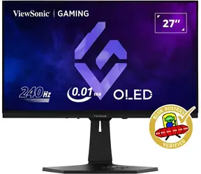27" ViewSonic XG272-2K-OLED / Monitor / OLED / 2560 x 1440 / 240 Hz / 0,02 ms / 2x HDMI / 2x DP / USB-C / Wiedergabe