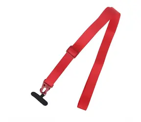 CPA Universal-Nackenband rot / Nackenband / verstellbare Länge / für Handys mit Rückseite