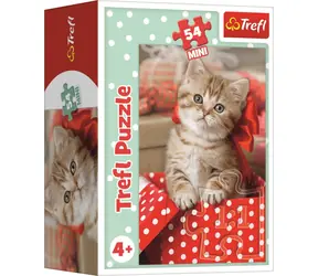 Trefl Puzzle „Niedliche Tiere“: Kätzchen / 54 Teile / 20 x 13 cm / ab 4 Jahren