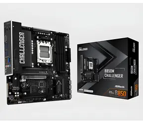 ASRock B850M Challenger / AMD B850 / DDR5 / SATA III / USB 3.2 / 2,5-GLAN / sc.AM5 / mATX