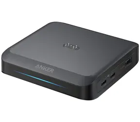 Anker Prime schwarz / Wandladegerät / 150 W / 2x USB-C / 1x USB-A / Pogo-Pin