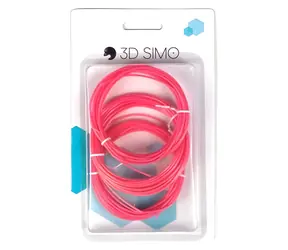 3DSimo Filament TERMOCHROME rot/weiß / Druckfilament für 3D-Stift / 1,75 mm / 15 m