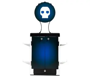 Numskull Gaming-Schrank schwarz/blau/weiß / Spieleständer für PS5