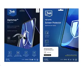 3MK All-Safe Hammer Komplett-Nassmontage / Schutzfolie für Tablet / AIO / IK07 / 25 Stück