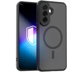 3mk Misty MagCase schwarz / Schutzhülle / Samsung Galaxy A57 / MagSafe / Militärstandard