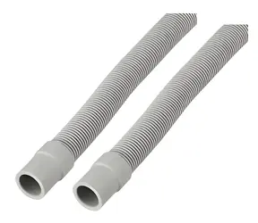 Xavax Ablaufschlauch für Waschmaschinen und Geschirrspüler, 4 m / Ablaufschlauch / flexibel / gerader Anschluss 21 mm / verpackt in einer Box