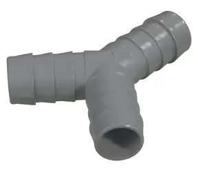 Xavax Y-Kupplung für Ablaufschläuche / Verteiler / O 17 mm / max. 120 °C