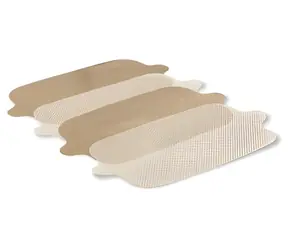Xavax Doppelkorb-Fritteuseneinsätze / Friteusenzubehör / Schutz / 4 Stück / zuschneidbar / bis 260 °C