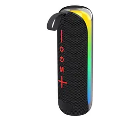 2GO Acoustic Glow Schwarz / Tragbarer Lautsprecher / Bluetooth 5.3 / 14 W / RGB / FM / SD
