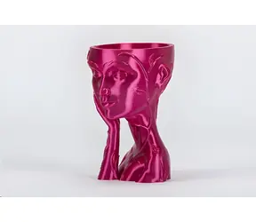 PM SILK Filament Dunkelrosa / Druckfilament / 1,75 mm / PLA / 1 kg