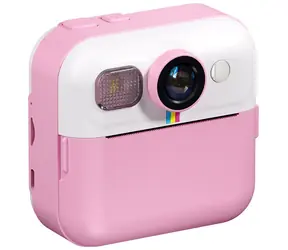 Colorway CW-PHP01P rosa / Kinderkamera mit Drucker / 2,4" IPS-Display / 1500 mAh Akku / USB-C / Android / iOS