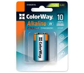 Colorway 6LR61 / Alkaline-Batterie / 9 V / 1 Stück / Blisterverpackung